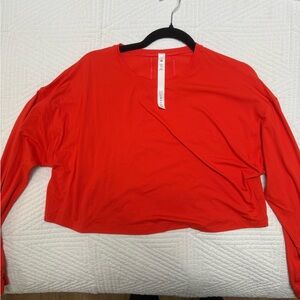 lululemon Swiftly Tech Long Sleeve Crop – Red – Size [6]